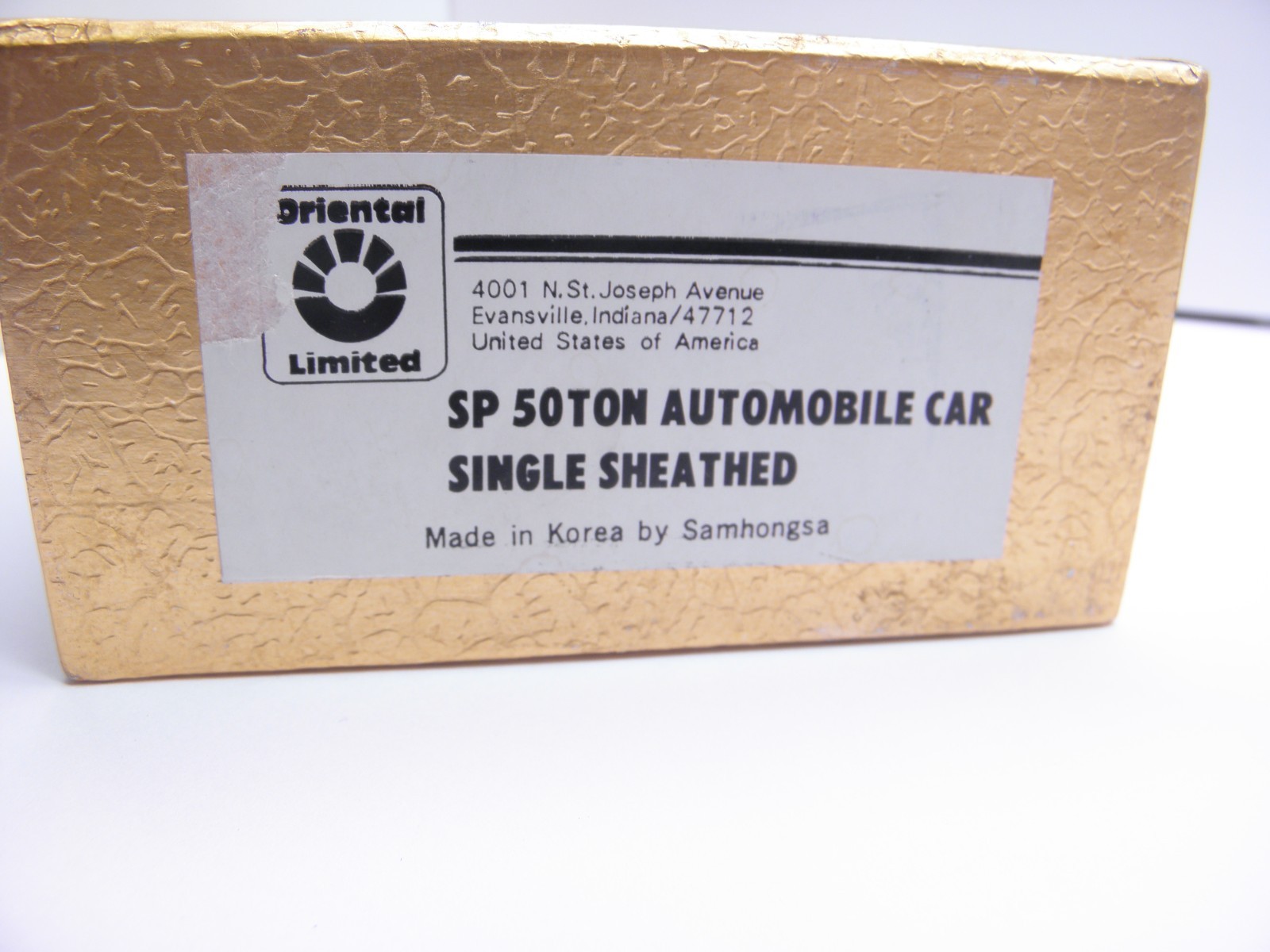 Orient Limited - Sp 50 Ton Automobile Car - Ho Scale- Brass