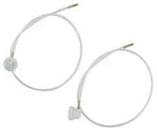 2 Pcs 2XAerosol Nozzle w/ 19.69in. 360 Degrees Extension Hose for Male Stem 