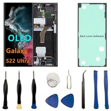 OLED LCD Screen Replacement Samsung Galaxy S22 Ultra 5G SM-S908U Black S908U1