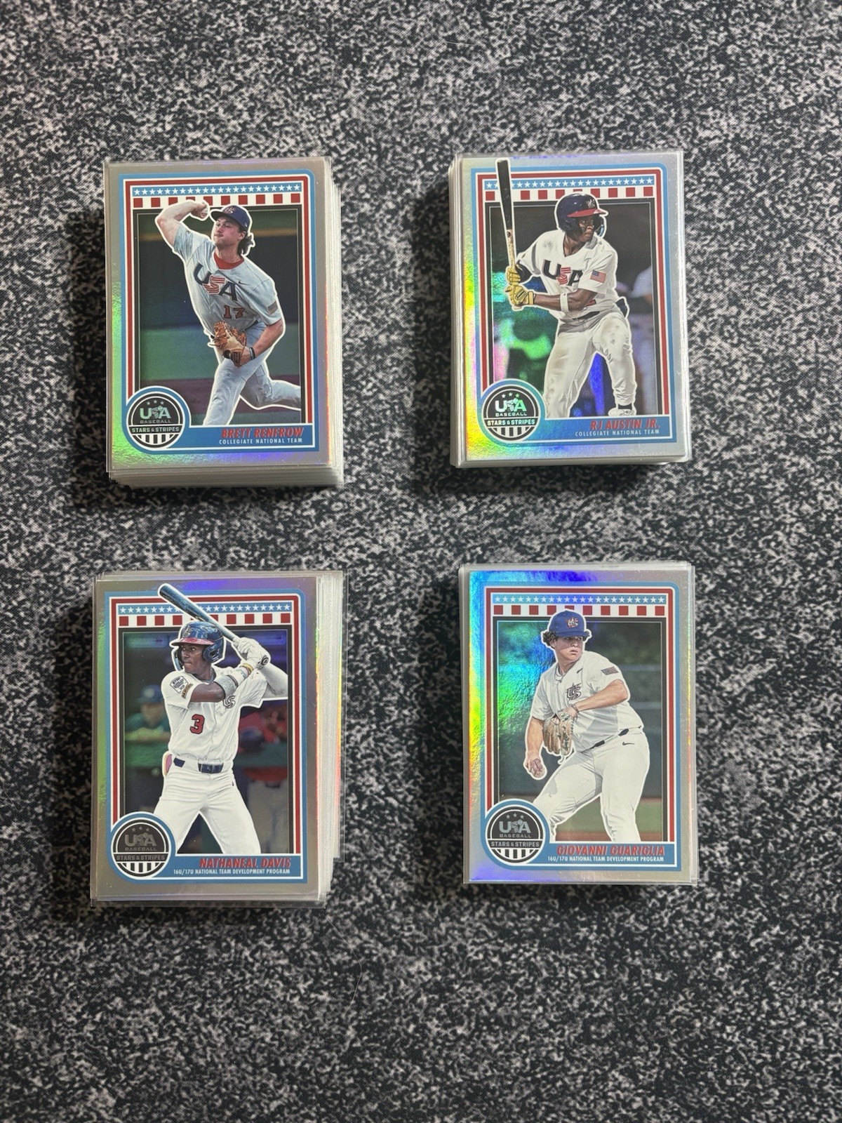 2025 USA Baseball,6 CARD MINIMUM, CARDS 1-200 You Pick , Free Shipping !!