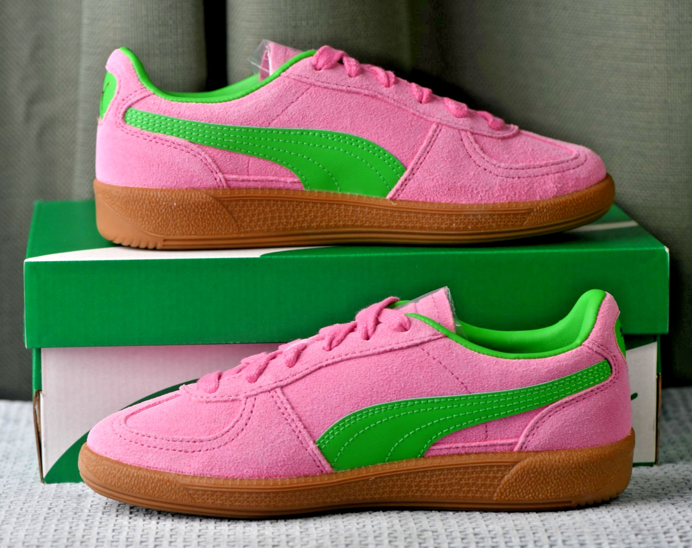 Size: 4 Big Kid | Palermo Special Junior Pink/Green | 397760-01 thumbnail 13
