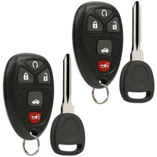 Key Fob Keyless Entry Remote with Ignition Key fits Cadillac DTS / Chevy Impa...