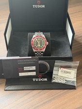 Tudor Black Bay 41mm Burgundy Bezel 5 Link Bracelet TFit Clasp Full Box & Papers