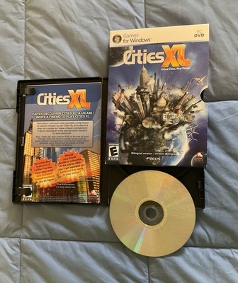 Cities XL for PC DVD by Focus Home Interactive - VG Condtion - New Open Box