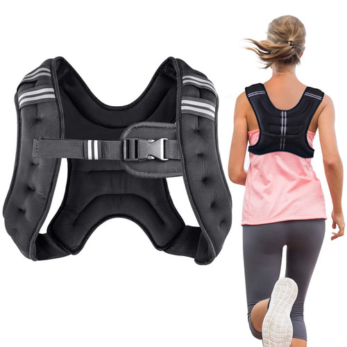 Weighted Vest Weight Vest for Men Women Weights Included, Body Weight Vests A...
