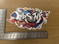 Persona 25th Anniversary Promo Sticker Official Goods Japan Atlus Sega