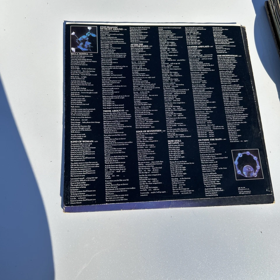 Stevie Nicks Bella Donna Vintage Vinyl LP 1981 Modern Record MR-38-139 VG+/F - Image 4 of 4