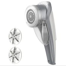 MR.SIGA Fabric Shaver and Lint Remover with 2 Speeds, Rechargeable Electric L...