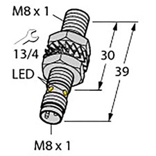 1PC TURCK BI2-G08K-AP6X-V1131 Inductive Prox 2mm Sensing DistanceNO PNP Flush M