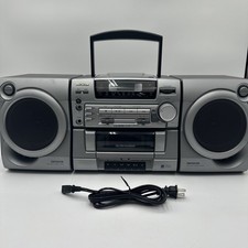 Vintage AIWA CA-D230U CD Cassette AM/FM Radio Stereo BOOMBOX 1998 Works Great 