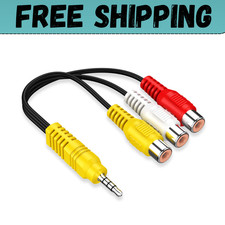 AV Adapter, Video AV Component Adapter Cable Replacement for TCL TV, 3 RCA to...
