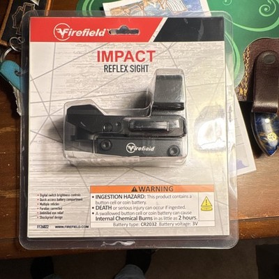Firefield Impact Reflex Sight FF26022 Red Dot 1x Picatinny Rifle Shotgun