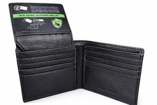 Men's Genuine Leather Classic Bifold Wallet Passcase Extra Capacity Credit Cards