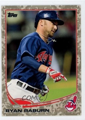 2013 Topps Update Desert Camo 60/99 Ryan Raburn #US24 0ut3