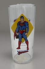 1993 - Rare - Superman DC Super Powers 6" Glass Glasses 12 OZ
