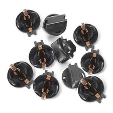 10 Pcs T10 194 Car Led Dash Light Socket Securely Fixed Twist Lock Wedge Base