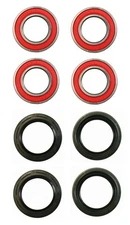 Both Front Wheel Bearings & Seals Kit for Yamaha ATV Utility SEE DESCRIPTION