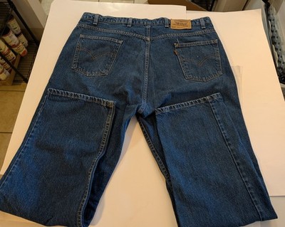LEVI’S / 00's 505 zipper denim pants Vintage Levis 505 Jeans Mens 44x32 Denim Made in USA Zip Fly