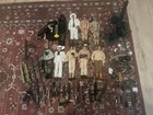 12 Inch G.I. Joe Lot of 9 Action Figures + Canine with Accessories and Weapons
