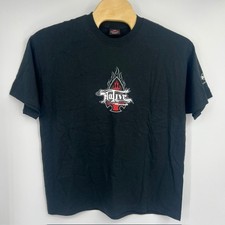 Vintage Native Threads Mens XL Black Arrowhead Flame Graphic T Shirt Made in USA