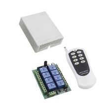 Nuovo interruttore telecomando RF wireless 433mhz 8CH DC12V relè accessori