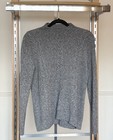 LOFT Damen Pullover grau Rippstrick Größe M Langarm