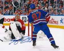 CONNOR MCDAVID SIGNED AUTOGRAPH 8X10 PHOTO EDMONTON OILERS