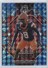 2023 Panini Mosaic Rookies Reactive Blue Prizm Garrett Williams #321 0jm6