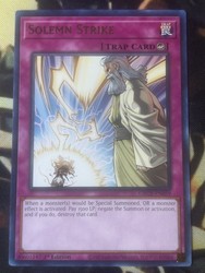 Solemn Strike GRCR-EN059 The Grand Creators 1st Edition Rare