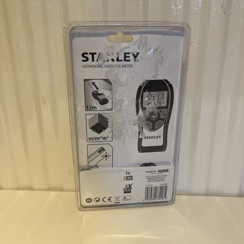 Stanley 12m Ultrasonic Distance Measurer LCD Display Compact Precision Measuring - Picture 2 of 7