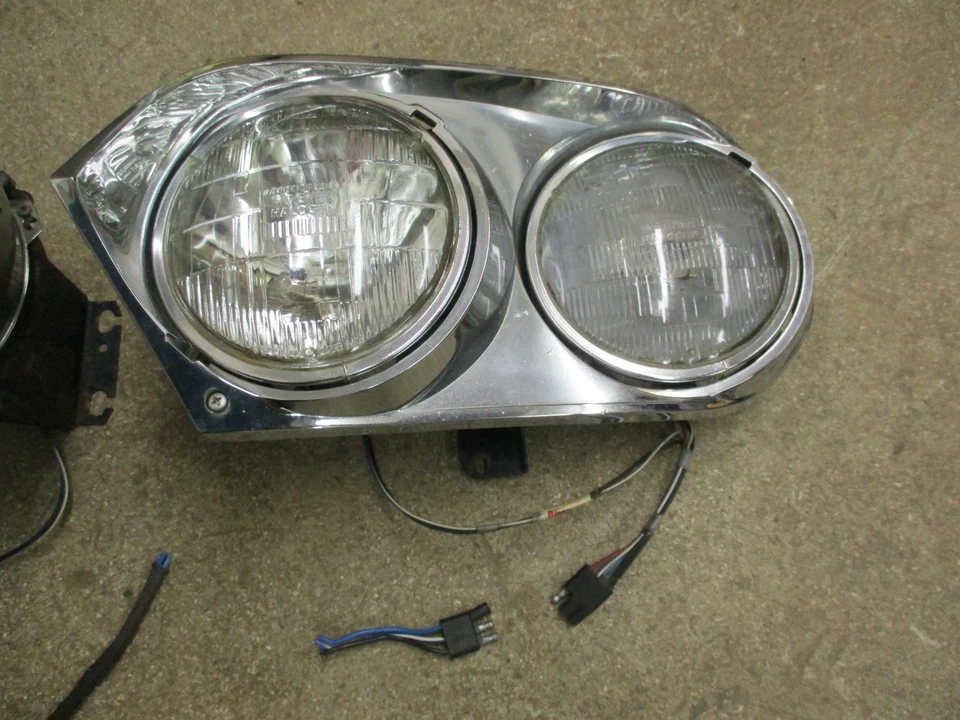 ¡LEER! Juego de faros cuádruples Jaguar XJS 1982-1991 IZQUIERDA Y DERECHA CON MONTAJES CABLEADO Foto 2 de 4