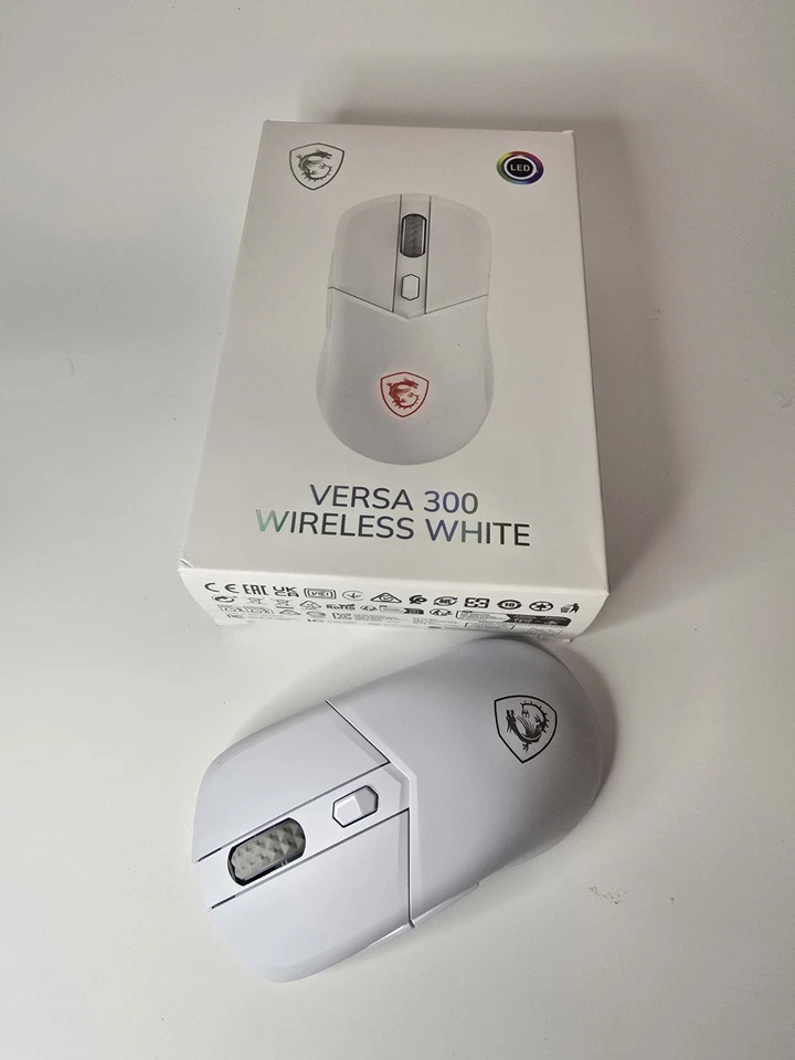 MSI VERSA 300 Wireless White Gaming Maus – Neu & OVP - Bild 2 von 4