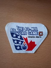 NHL 40th All Star Game Patch Edmonton 1989, originaly printed!!!