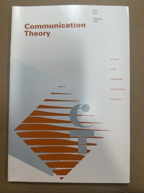 Communication Theory, Volume 1, Number 1, February 1991.
