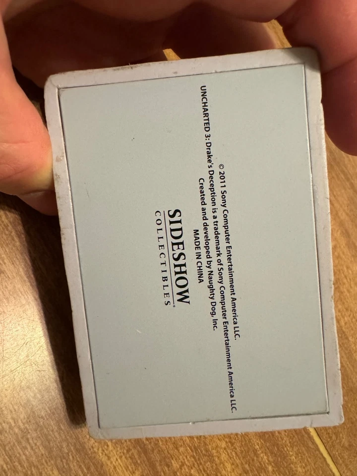 2011 Sideshow Uncharted 3 Nathan Drake videojuego estatua Sony Playstation sin caja Foto 2 de 4