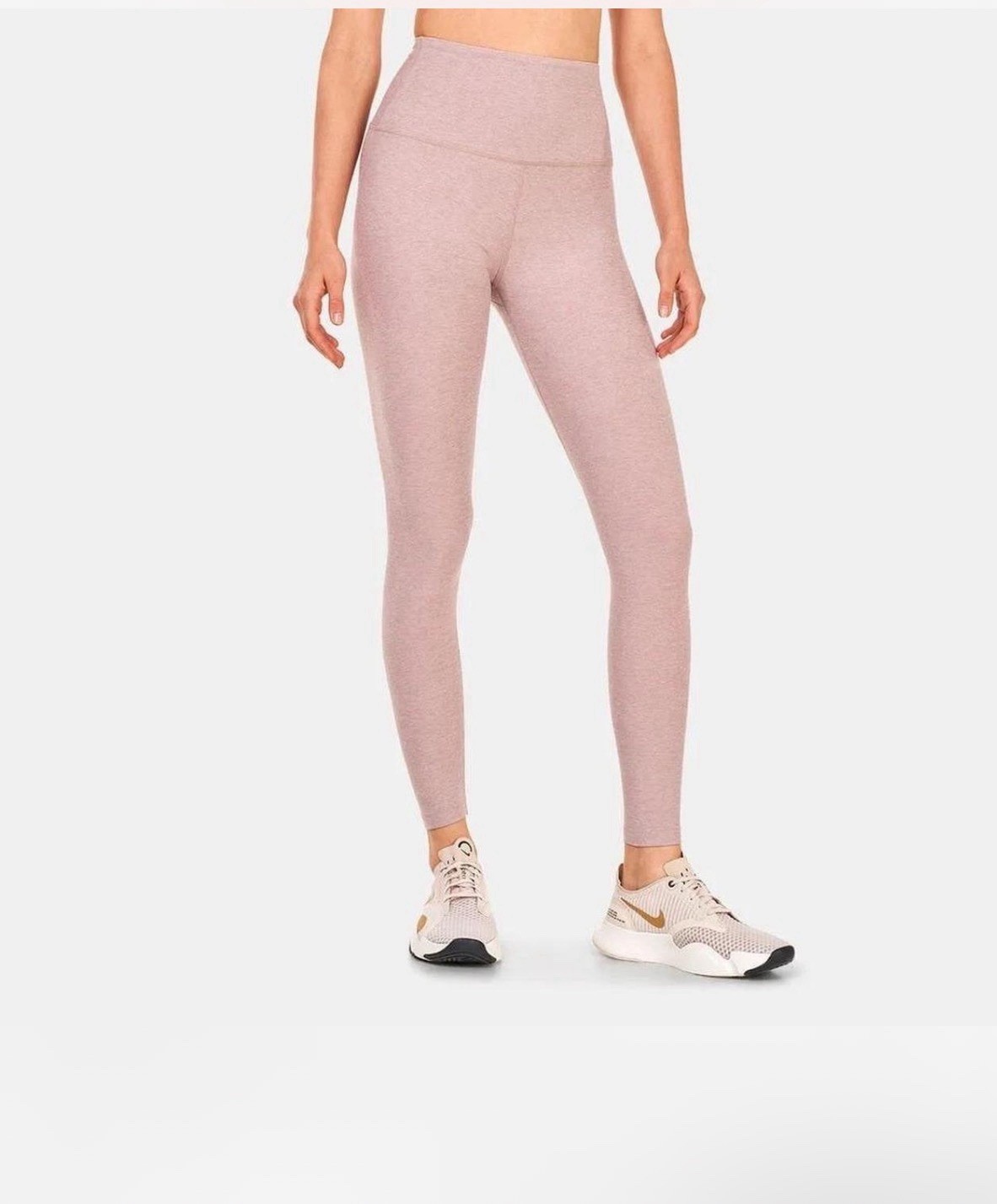 Beyond Yoga Spacedye Leggings Women’s Medium Mauve Pink High Rise Activewear