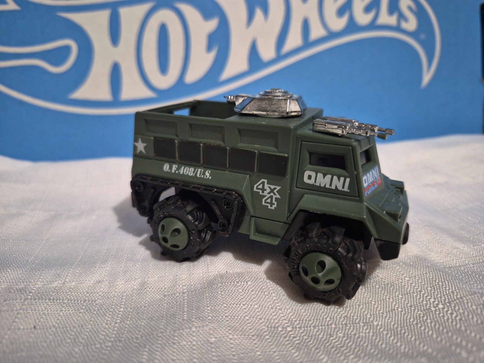 Stomper Rough Rider RUNS AND LIGHTS WORK Vintage 1980s 4x4 Military Truck Rare