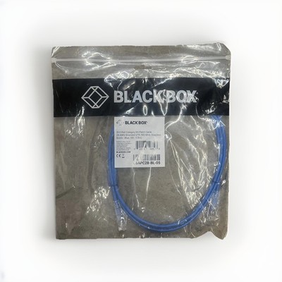 Black Box Slim-Net Cat6a UTP Patch Network Cable 5ft C6APC28BL05 NEW