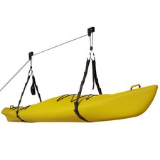 Kayak Storage Hoist-Overhead Pulley System with 125lb Capacity for Canoes,