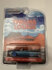 Greenlight Hollywood Thelma and Louise 1966 Ford Thunderbird Walmart Blue CHASE