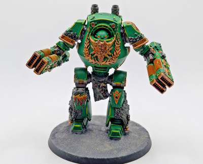 Warhammer 40k Space Marines Contemptor Dreadnought Salamanders Painted GW 40 k