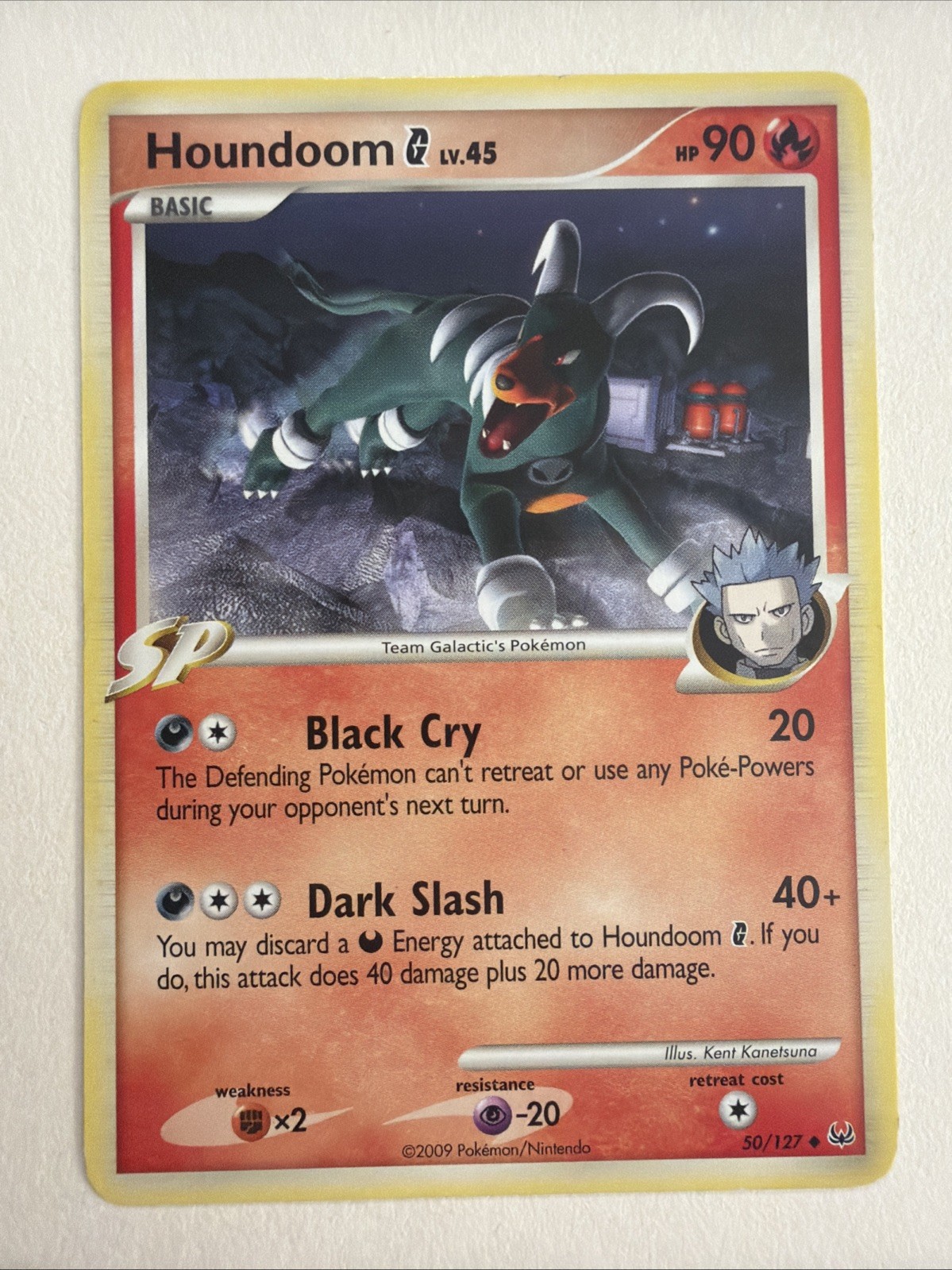 Pokémon TCG Houndoom G Platinum 50/127 Uncommon Regular Basic SP 90HP English