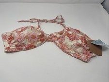 Shade And Shore Womans Bikini Top Size Extra Large 16 Floral NEW