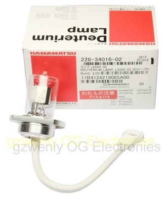 shimadzu 228-34016-02 L6585-02 D2 SPD-10A 20A 15C Deuterium lamp