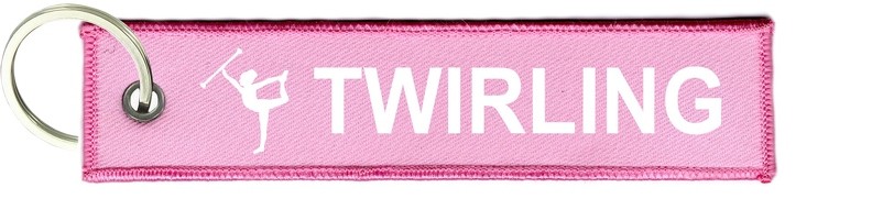 Porta Llaves Twirling Palo Gimnasia Gimnasio Moto Original Hombre Mujer