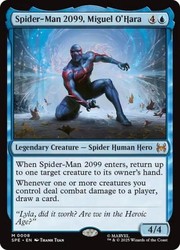 Spider-Man 2099, Miguel O'Hara #8 Mythic Rare - Marvel's Spider-Man