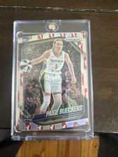 Panini Paige Bueckers logo Prizm #5 Dallas Wings 2025 WNBA Trading Card