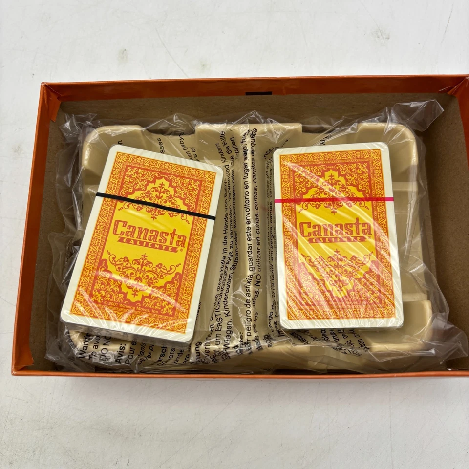 Juego de Cartas Canasta Caliente De Lujo DE COLECCIÓN SIN USAR COMPLETO Movimientos Ganadores 2003 Foto 4 de 4