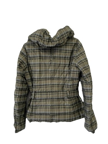 MaxMara Weekend Women’s Plaid Puffer Jacket Medium Padding Belted Italy Sz M#Z56 - Picture 2 of 20