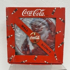 VINTAGE 1994 COCA COLA SANTA WALL SCONCE LIGHT